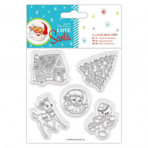 Clear Stamps - Love Santa - Mixed Icons